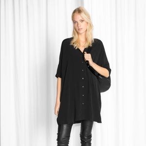 & Other Stories Over Sized Shirt Dress